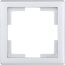 Rahmen 1-fach DesignLine, silber