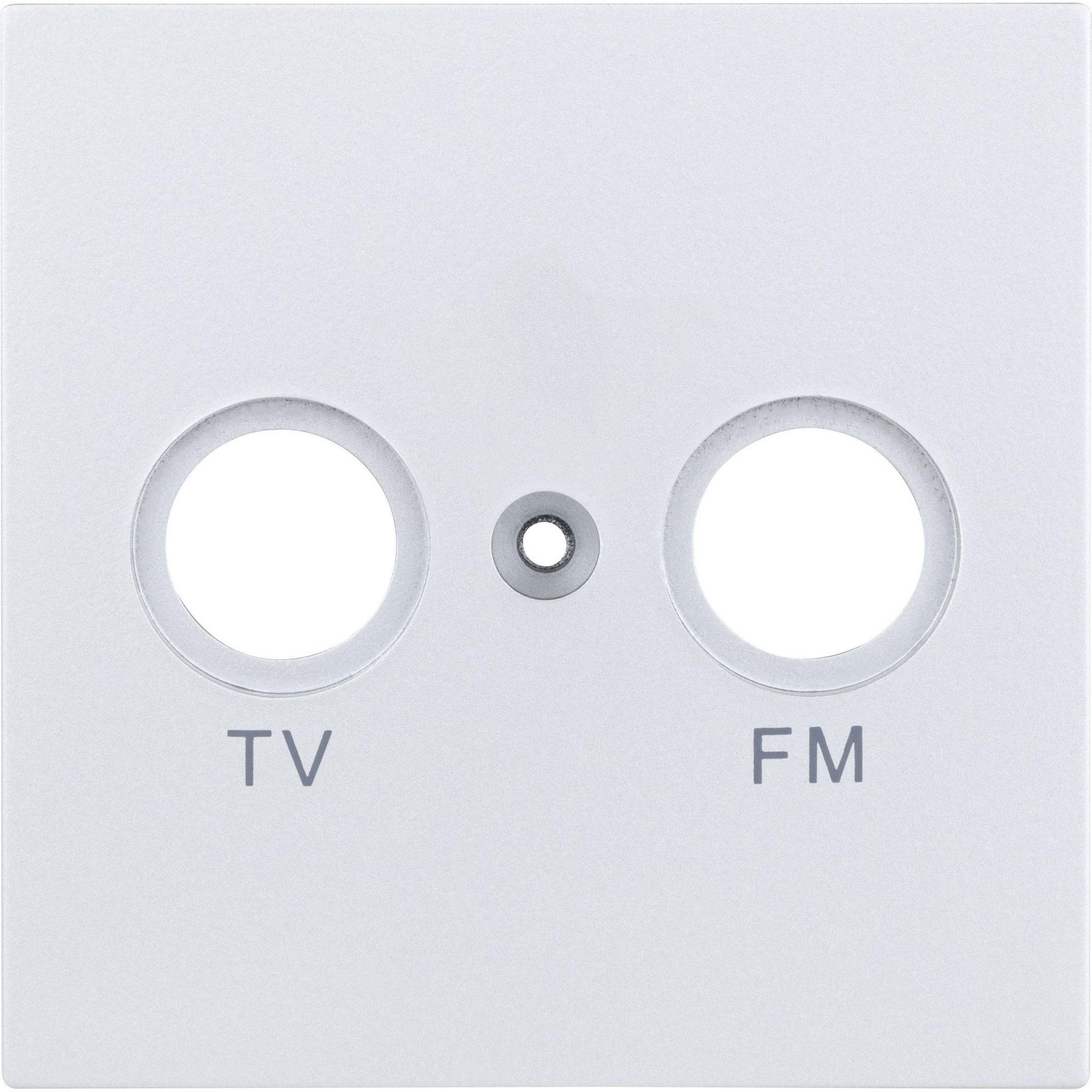 Abdeckung für Antennensteckdose 'Designline' TV/RV silbern + product picture
