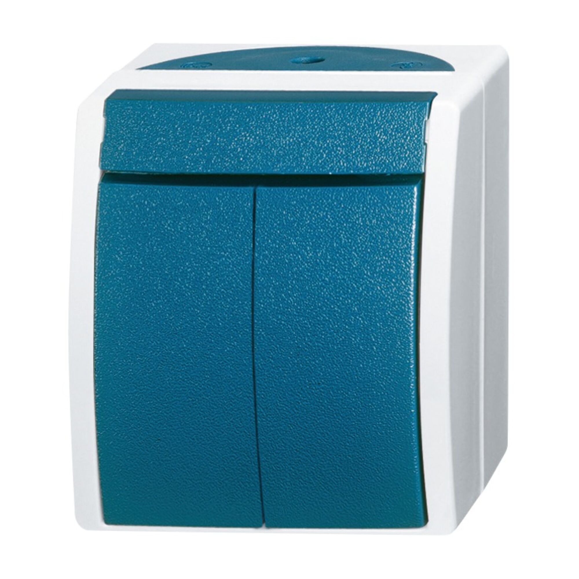 Blauer Serienschalter AP IP44 Ocean B&J