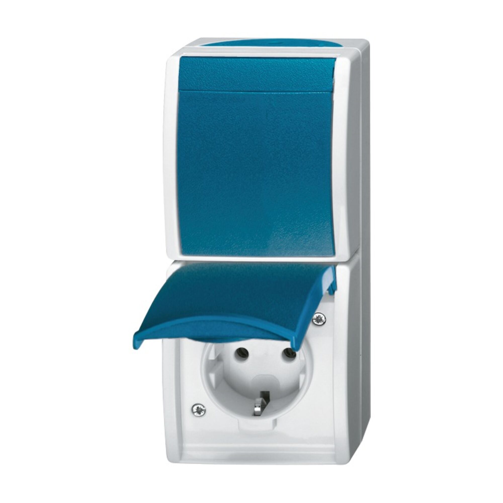 Außen Steckdose mit Deckel