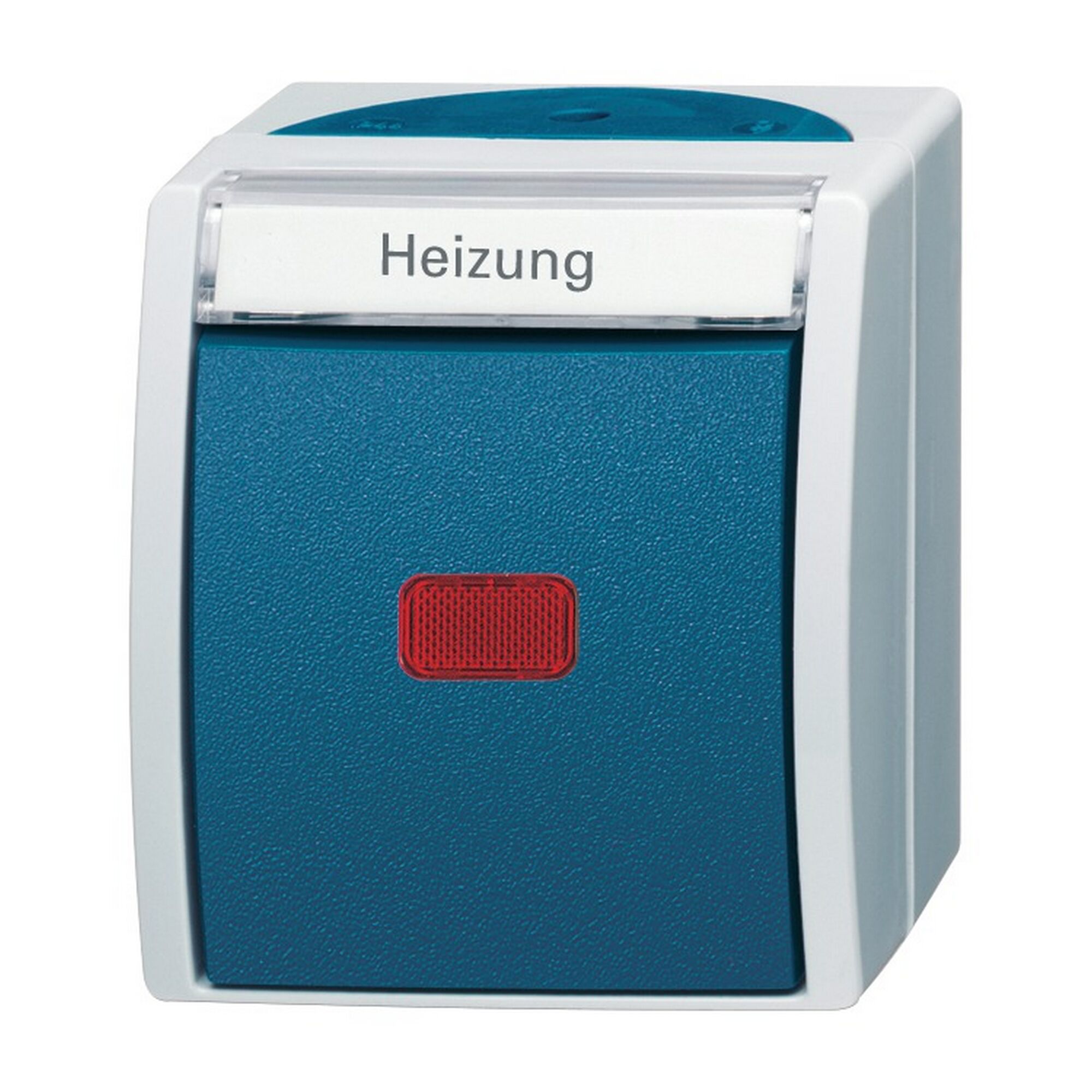 Heizungsschalter mit roter Kontrollleuchte