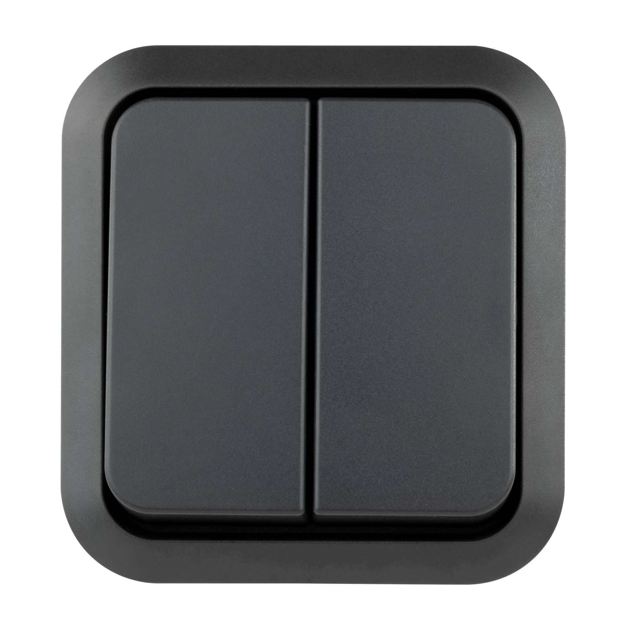 Doppel-Serienschalter, grau