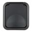 Schwarze AP-Steckdose IP55 Aqua Storm