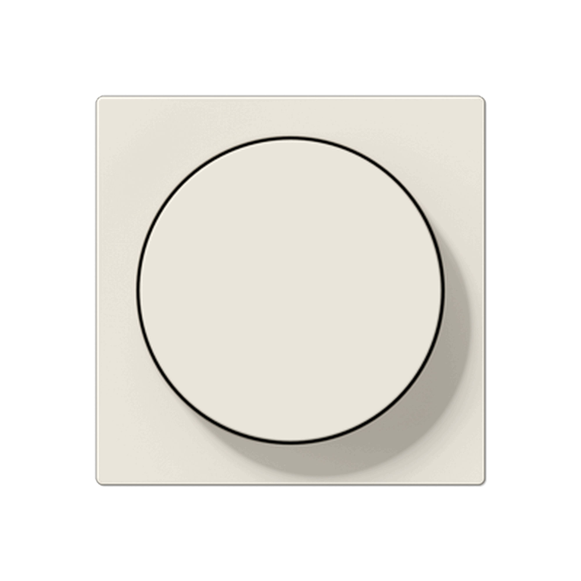 Dimmer-Abdeckung mit Drehknopf 'A' cremeweiß + product picture