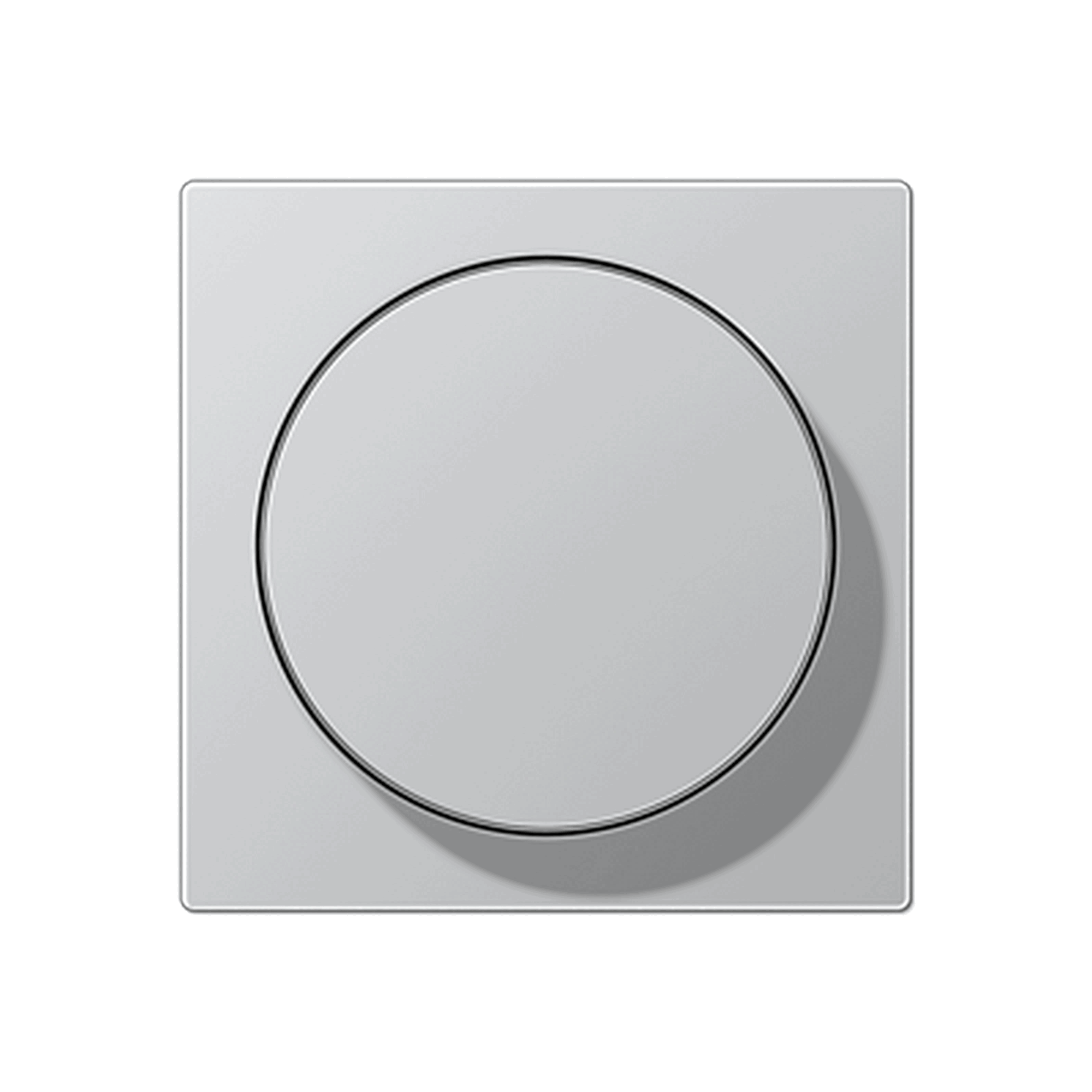 Dimmer-Abdeckung mit Drehknopf 'A' alu + product picture