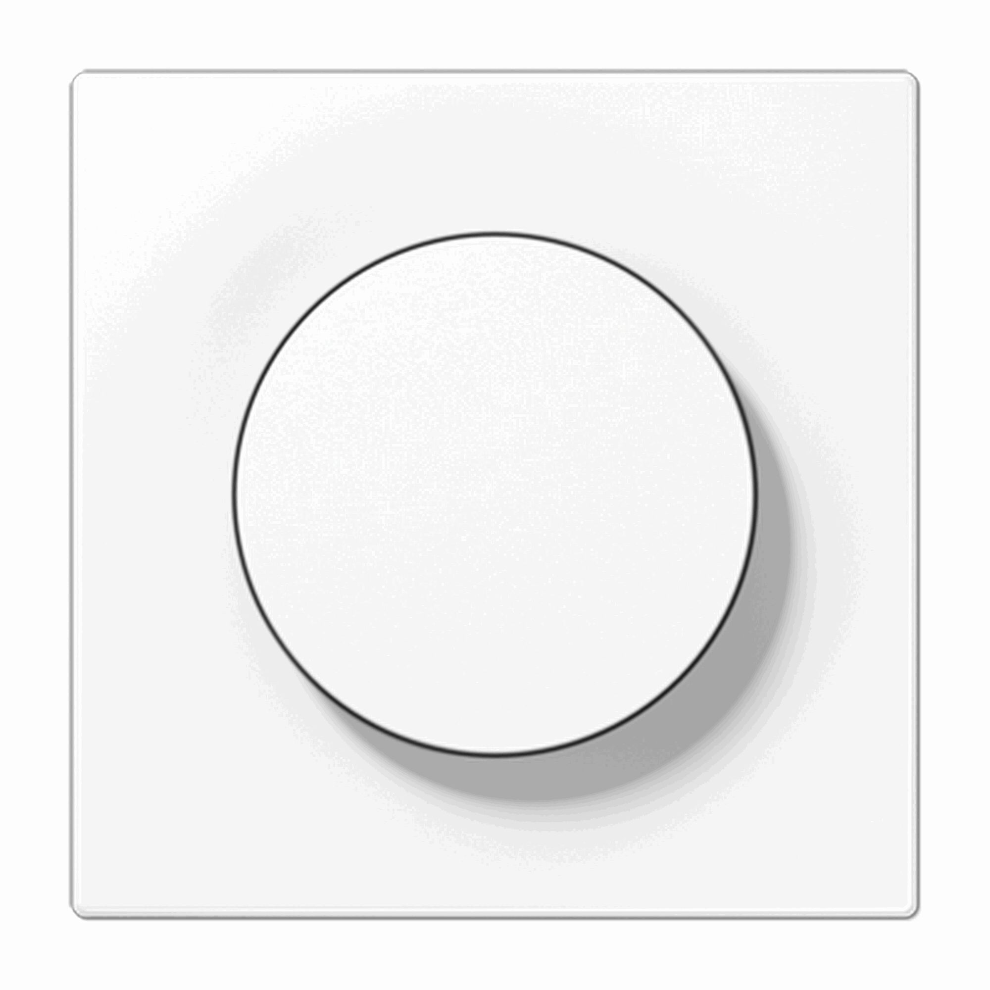Abdeckung Dimmer LS weiß