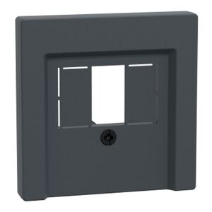 Abdeckung 'System M' für TAE/Audio/USB anthrazit matt 5,4 x 5,4 cm