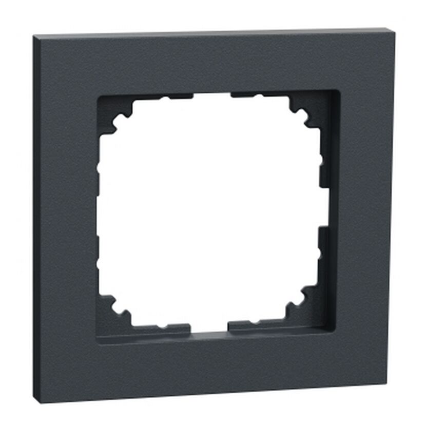 Abdeckrahmen 1-fach anthrazit matt 9 x 8,3 cm