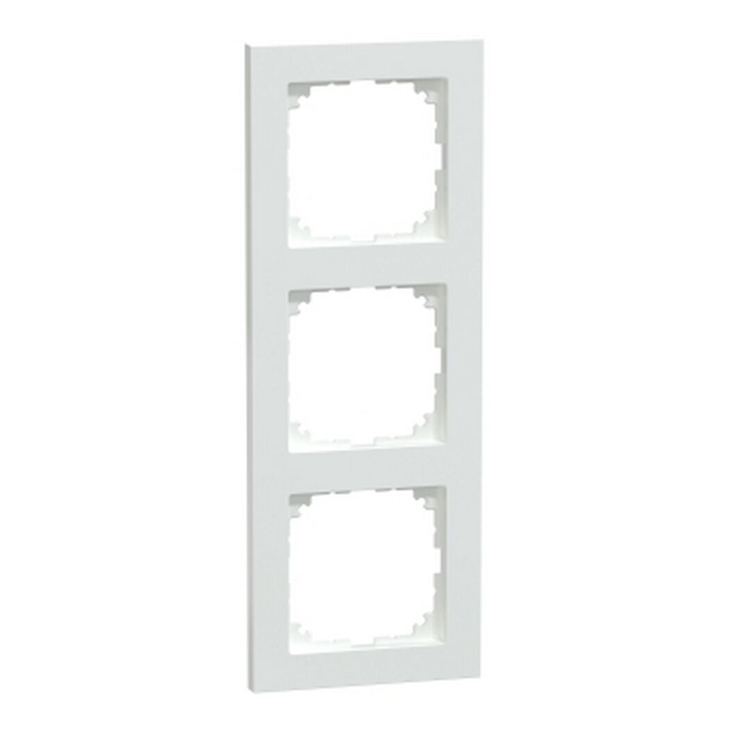 Abdeckrahmen 'M-Pure' 3-fach aktivweiß glänzend 9 x 25,5 cm