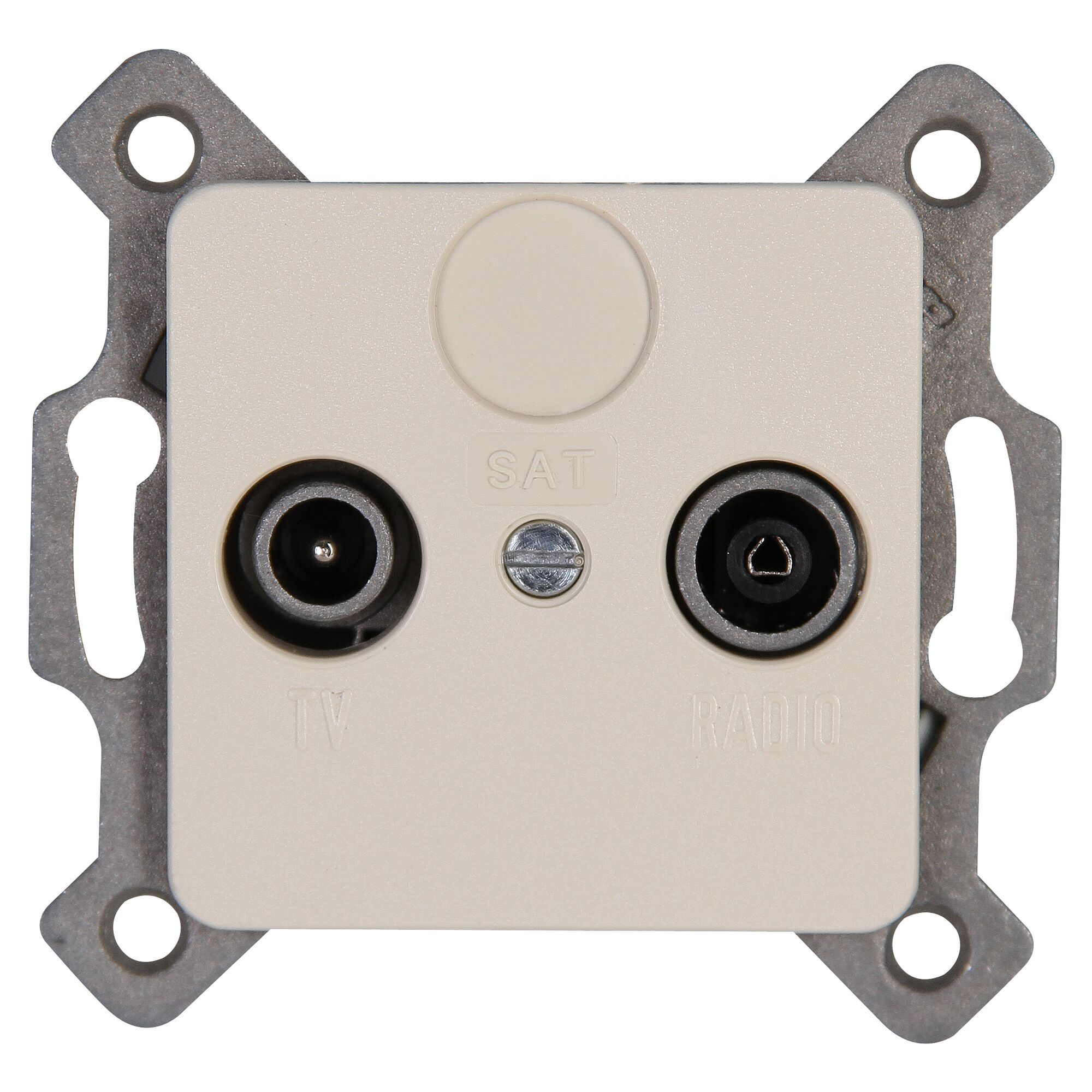 Antennensteckdose TV, Radio und Satellit