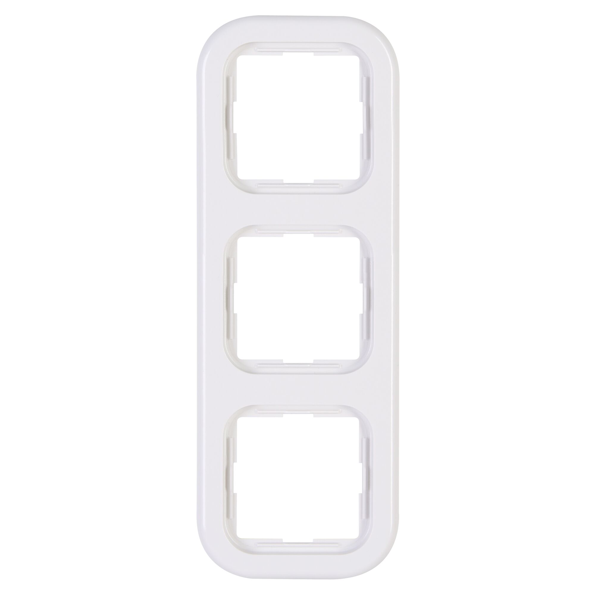 Dreifacher Abdeckrahmen Donau arktisweiß