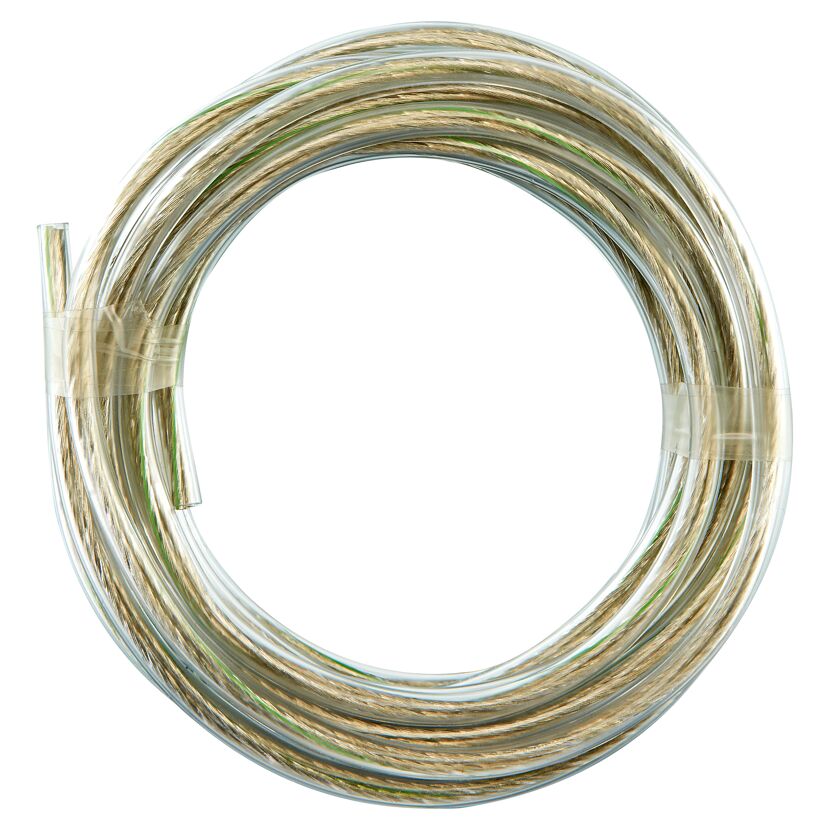 Aufgerolltes transparentes Kabel