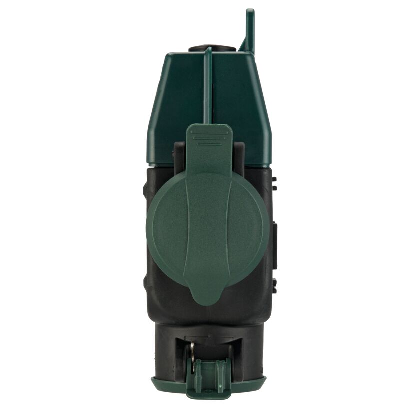 Schutzkontakt-Kupplung schwarz/grün 3-polig 250 V 16 A