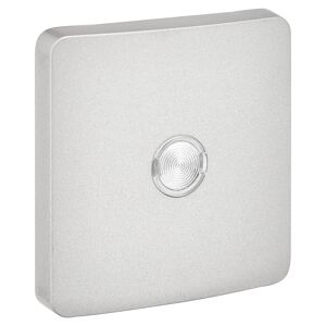 Abdeckwippe für Kontrollschalter 'Milano' stahlfarben