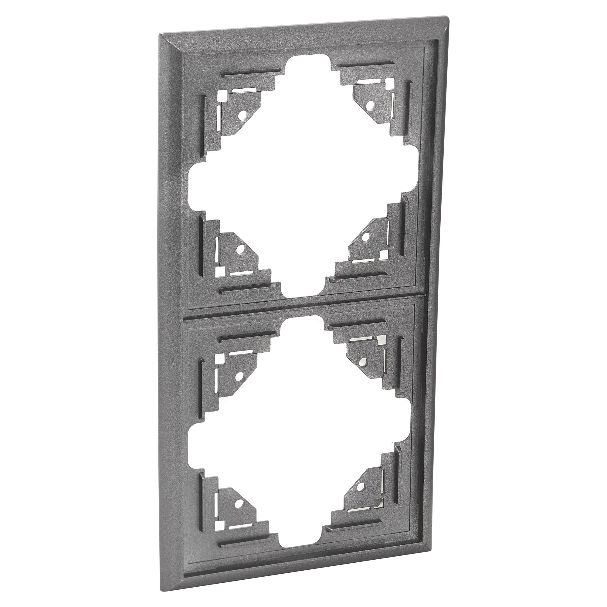 Doppelter Abdeckrahmen Malta, anthrazit