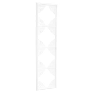 Abdeckrahmen 'Malta' 4-fach arktisweiß