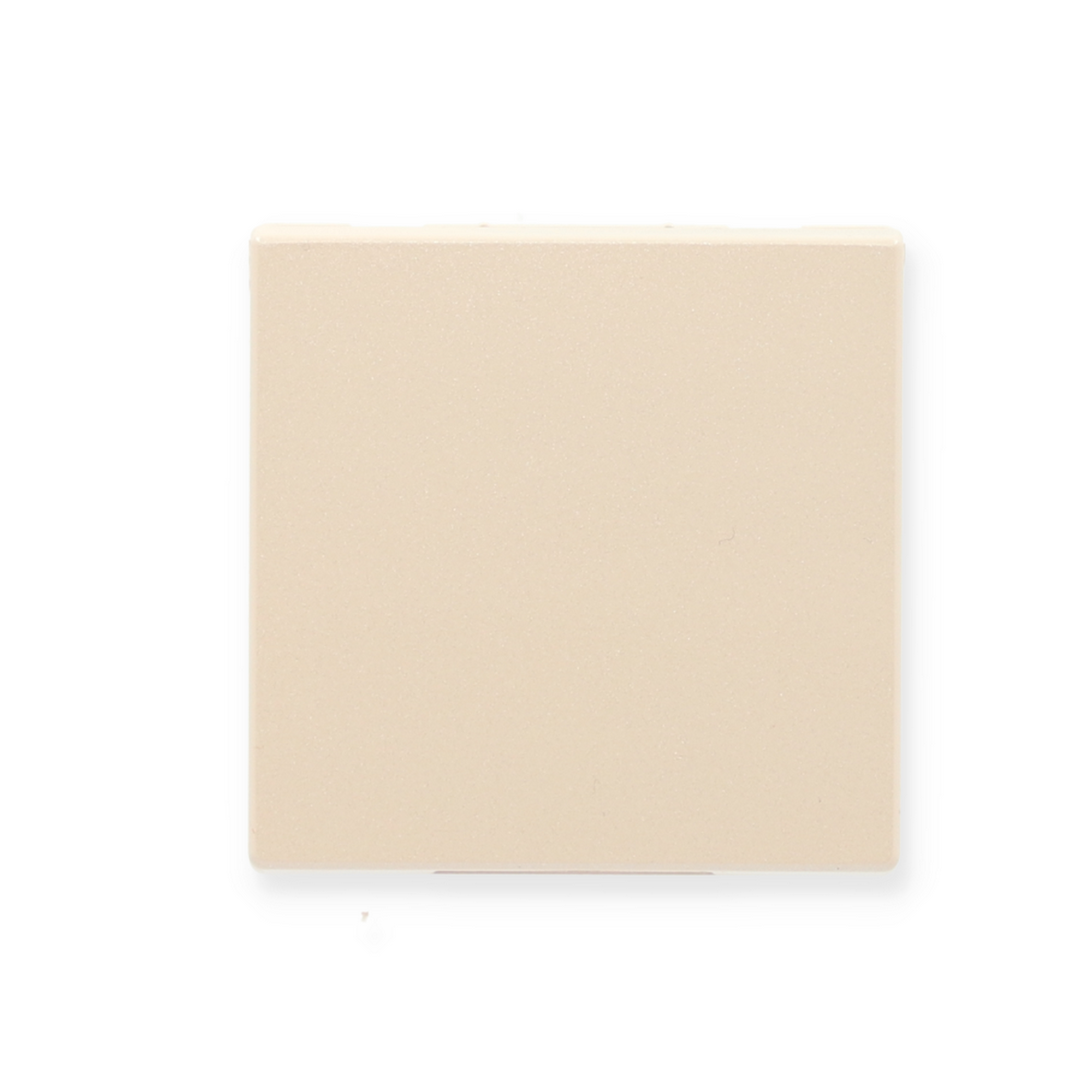 Steckdoseneinsatz mit Klappdeckel beige 7,1 x 7,1 cm + product picture