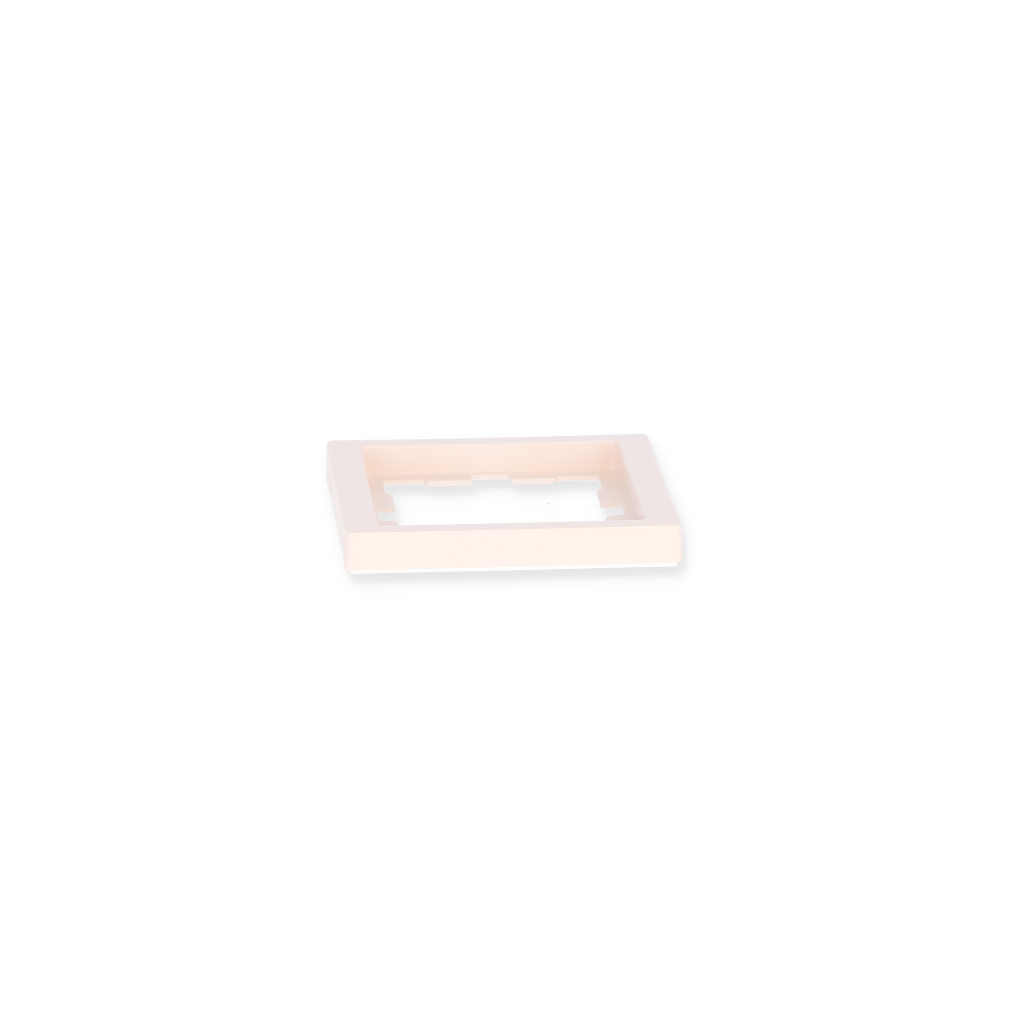 Abdeckrahmen 'D-Life' 1-fach beige 9 x 9 cm + product picture