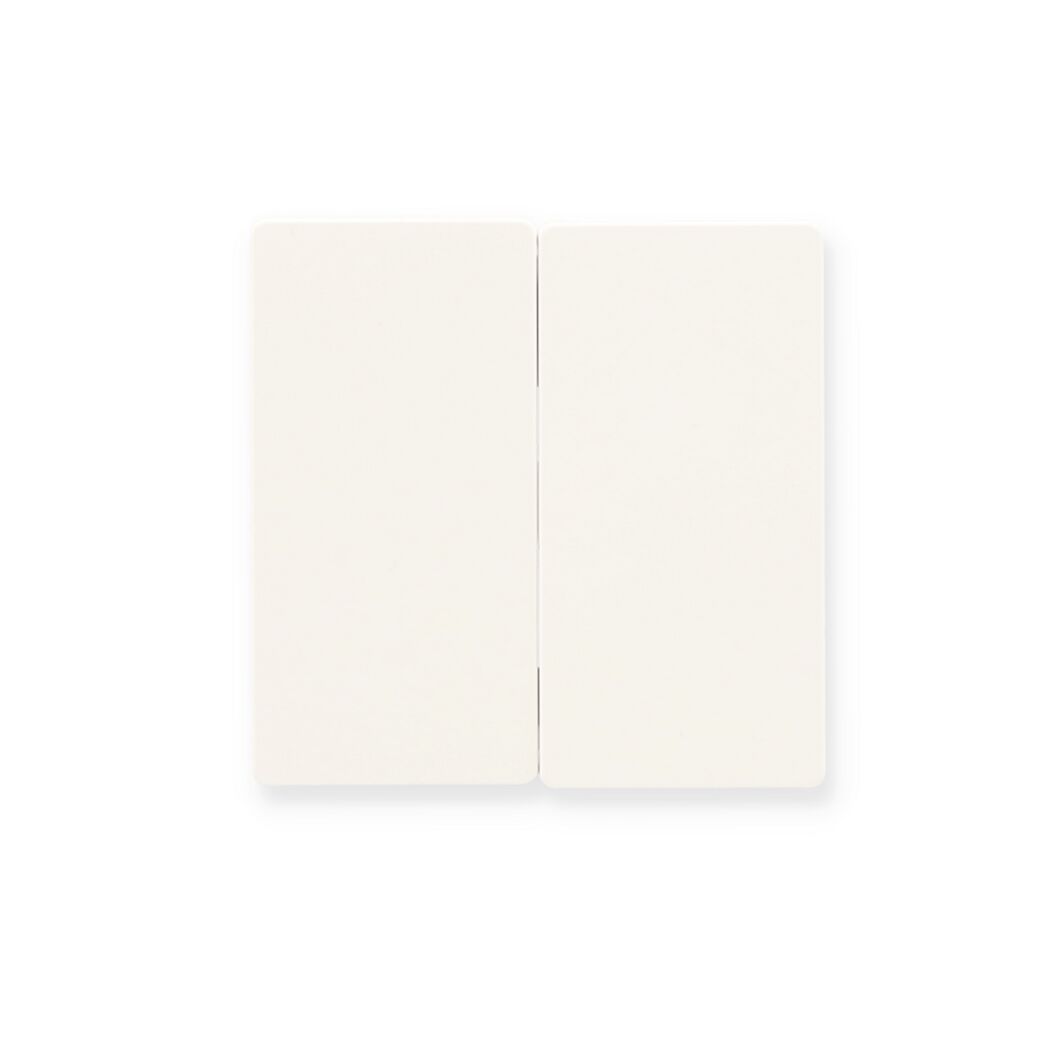 Doppel-Wippe weiß 7,1 x 7,1 cm