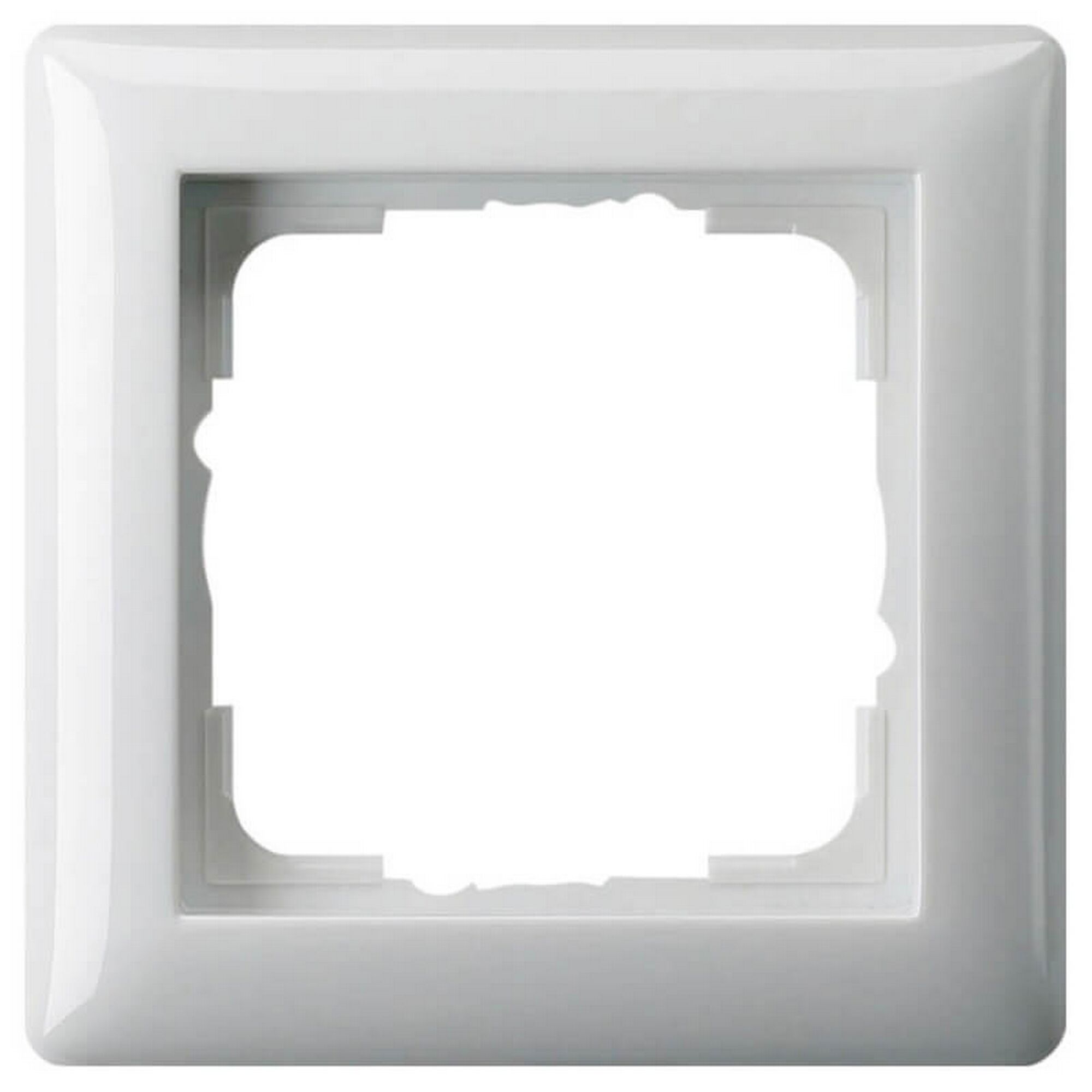 Weiße Steckdosen-Abdeckung