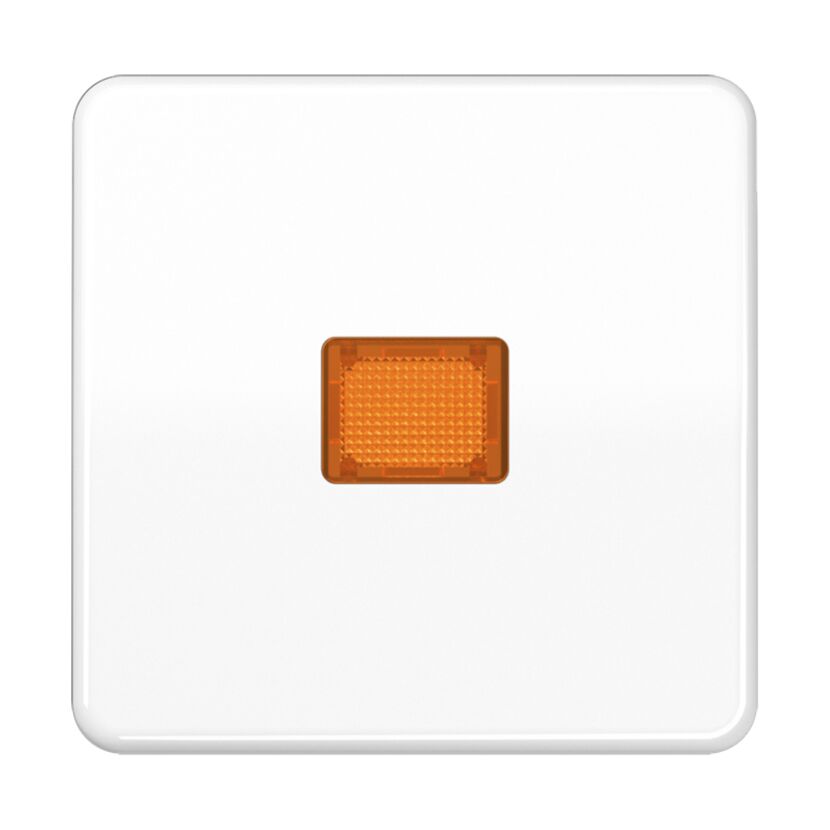 Weiße Wippe mit orangefarbener Kontrollleuchte