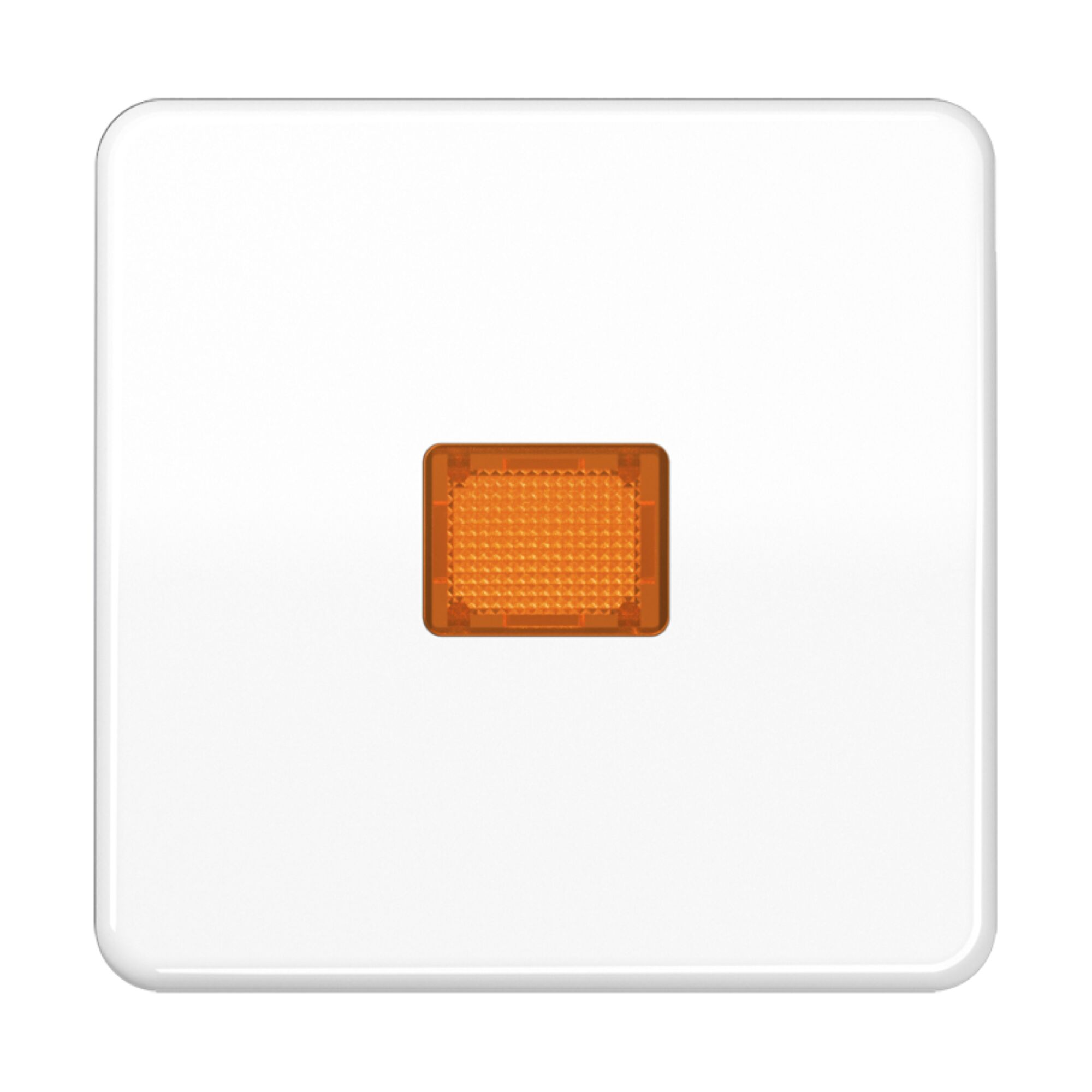 Weiße Wippe mit orangefarbener Kontrollleuchte