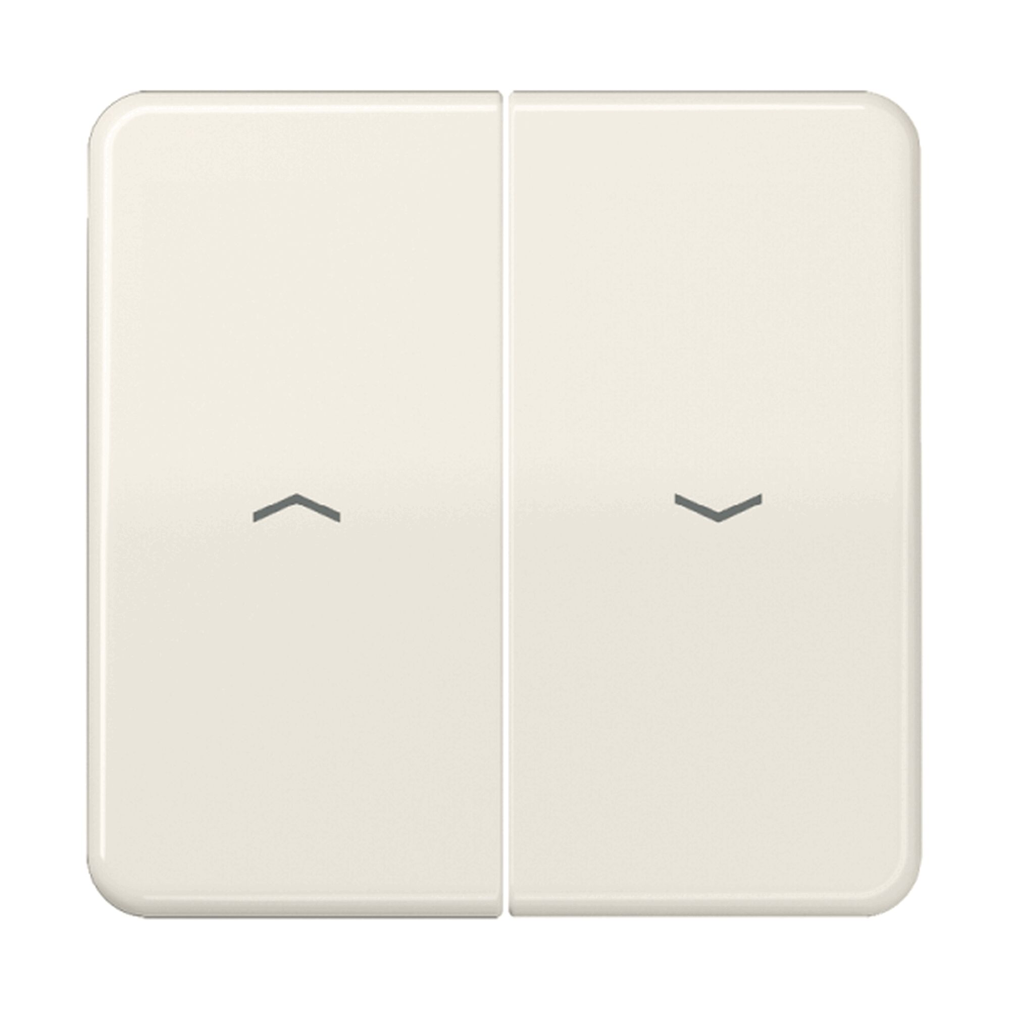 Doppelwippe Jalousie creme-weiss