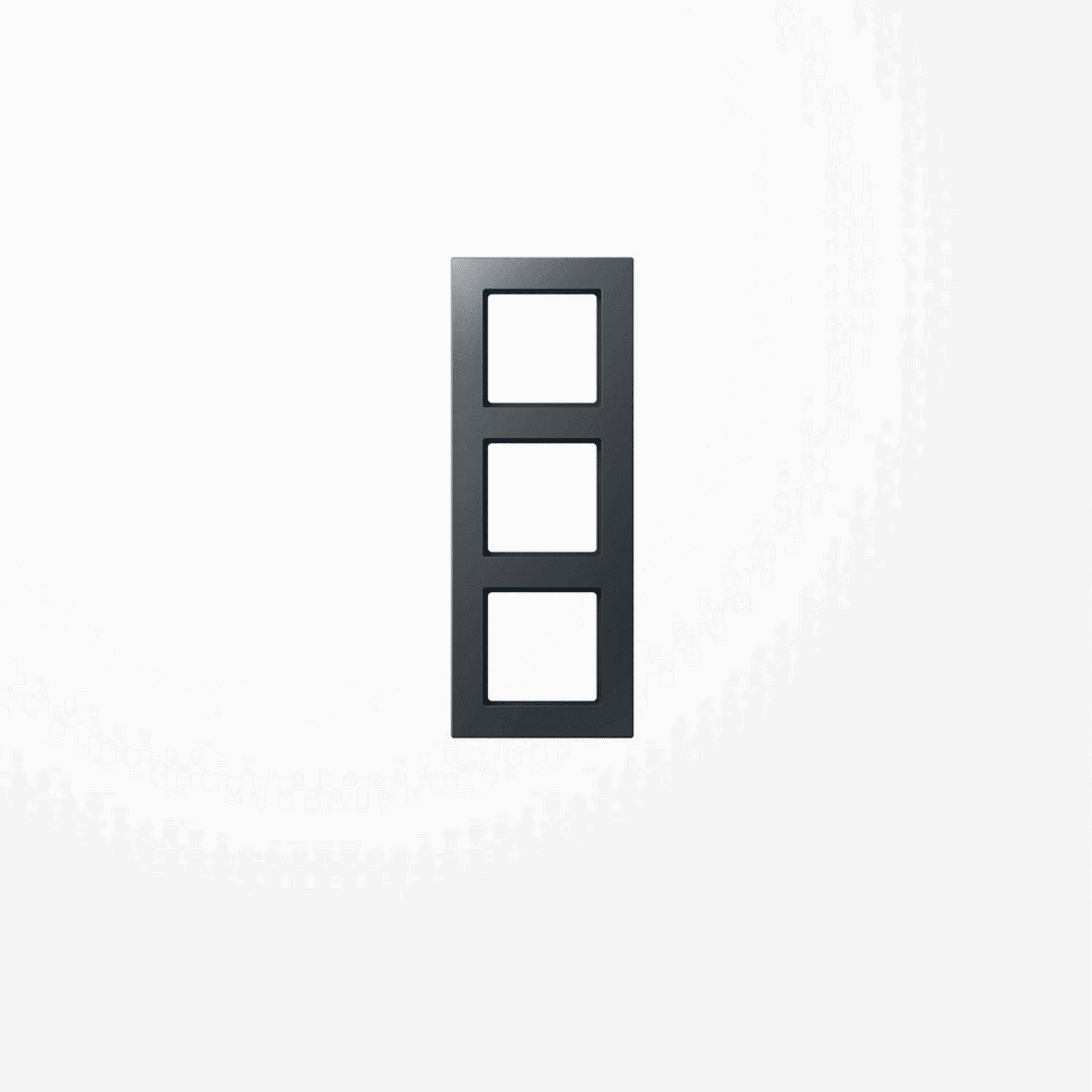 Dreifachrahmen A Creation in Anthrazit
