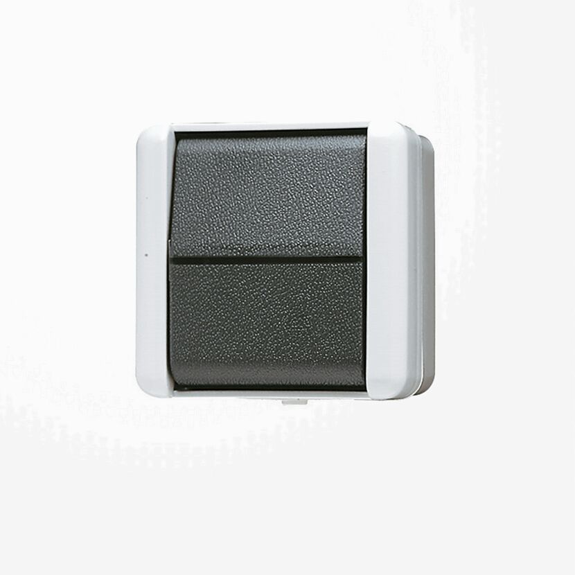 Jung AP-Schalter IP44, grau
