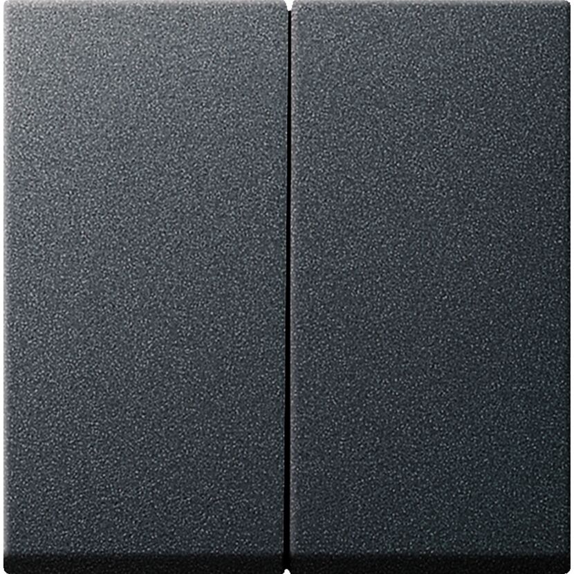 Wippe 'Standard 55' für Serienschalter anthrazit matt 7 x 7 cm