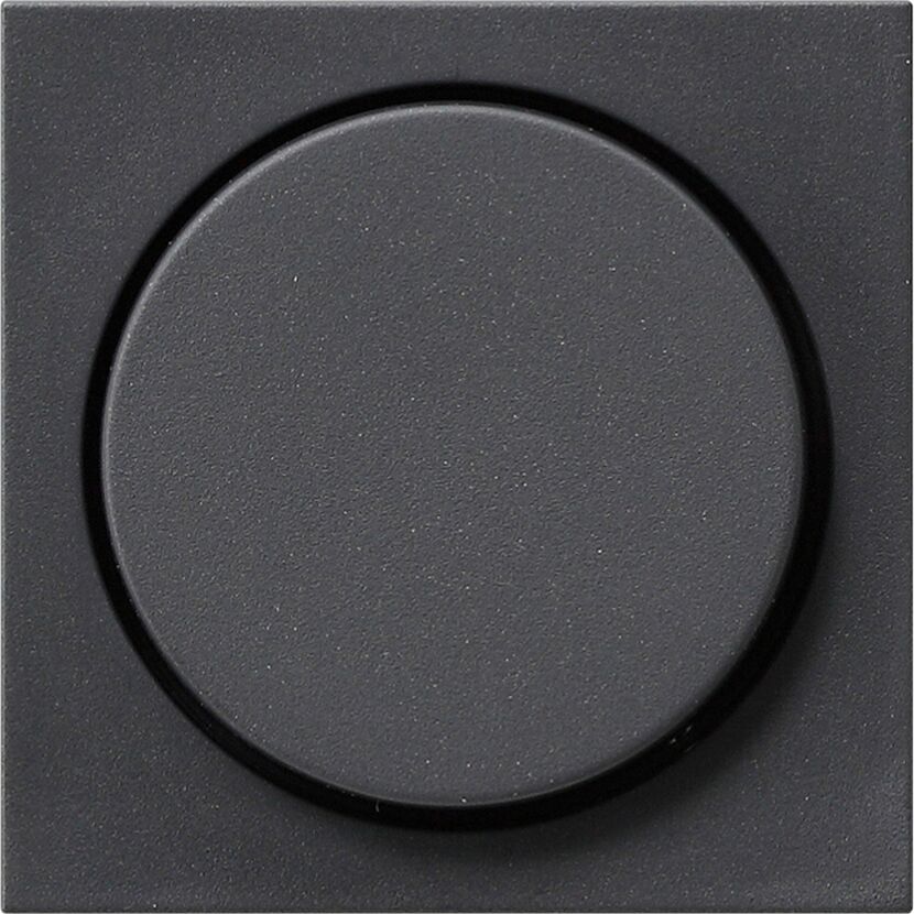 Anthrazitfarbener Drehdimmer