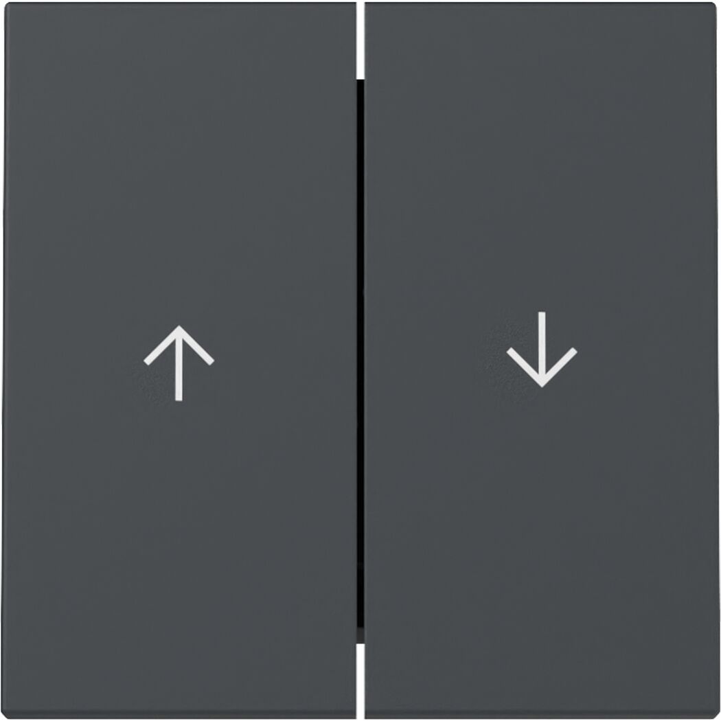 Jalousiewippe 'System 55' mit Pfeilsymbol anthrazit