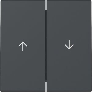 Jalousiewippe 'System 55' mit Pfeilsymbol anthrazit