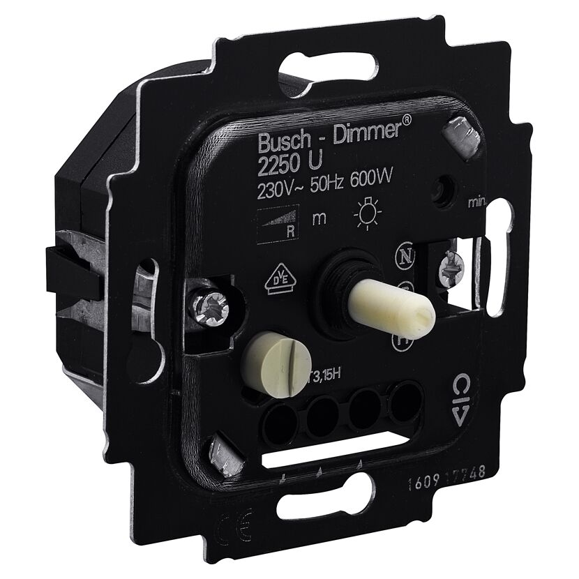 Busch-Dimmer 2250 U, schwarz