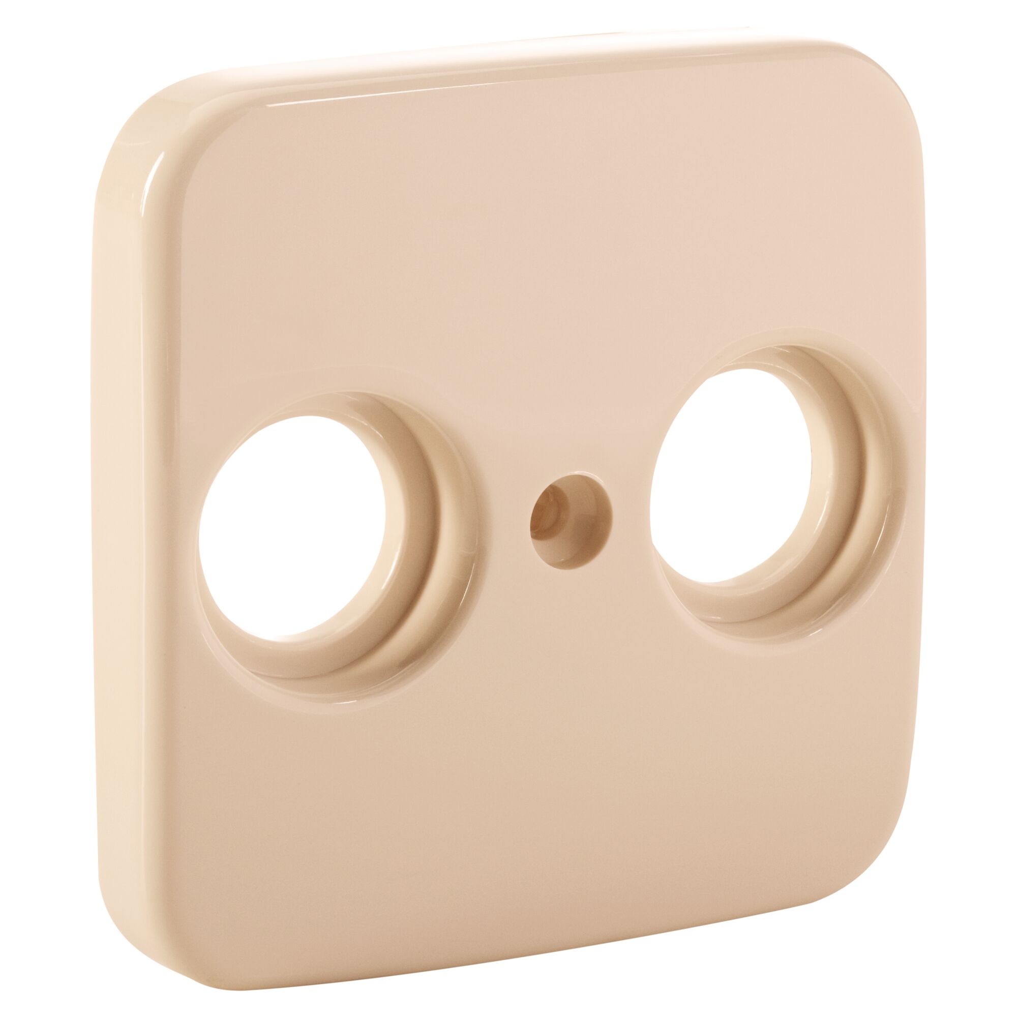 Abdeckung für Antennensteckdose cremeweiß