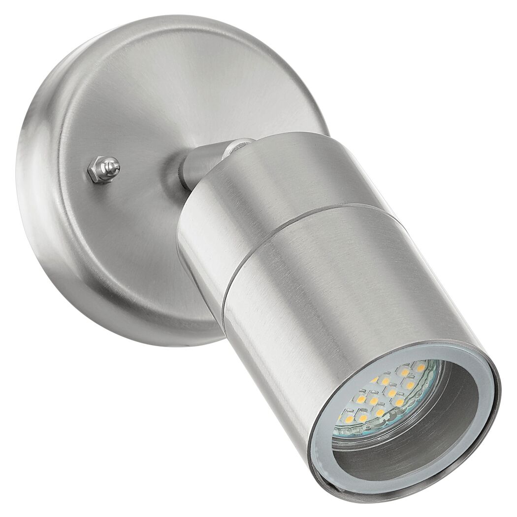 LED Wandleuchte Stockholm, edelstahl