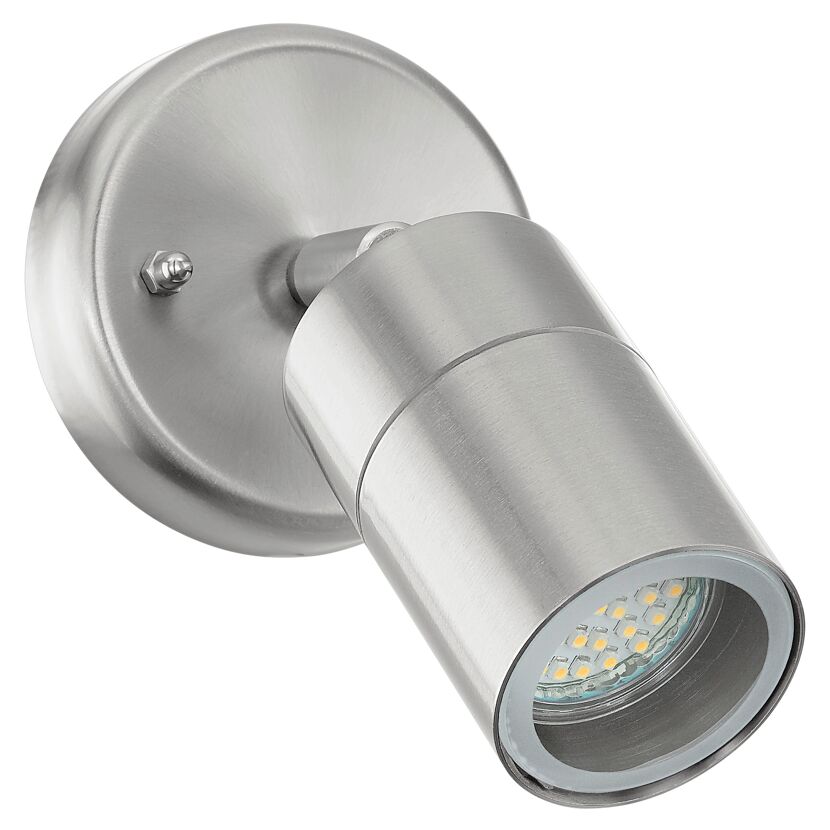 LED Wandleuchte Stockholm, edelstahl