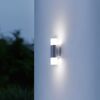 Eingeschaltete LED-Außenleuchte L 910, anthrazit