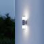 Eingeschaltete LED-Außenleuchte L 910, anthrazit