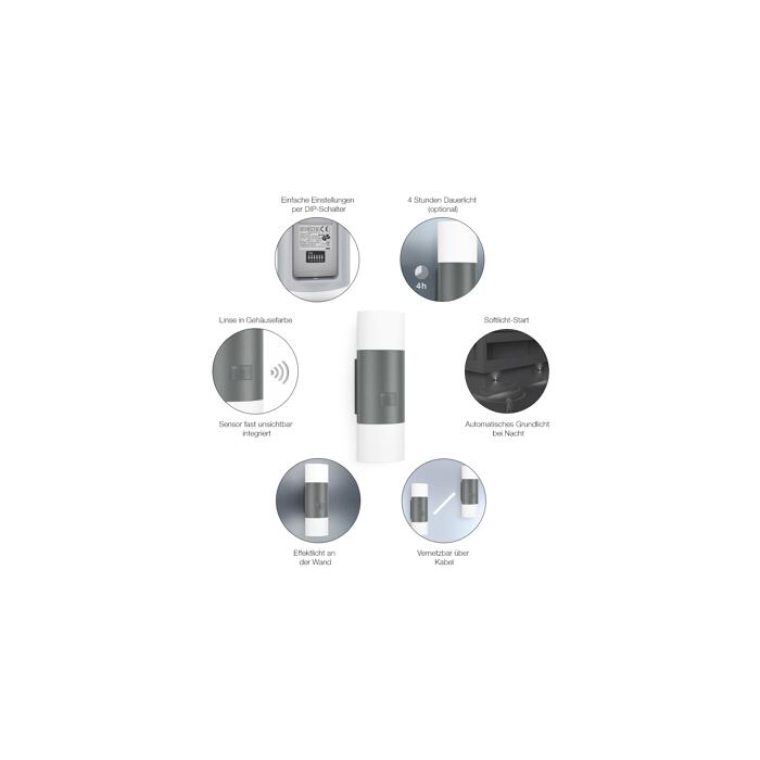 Steinel Led Aussenleuchte L 910 Anthrazit Ç Toom Baumarkt