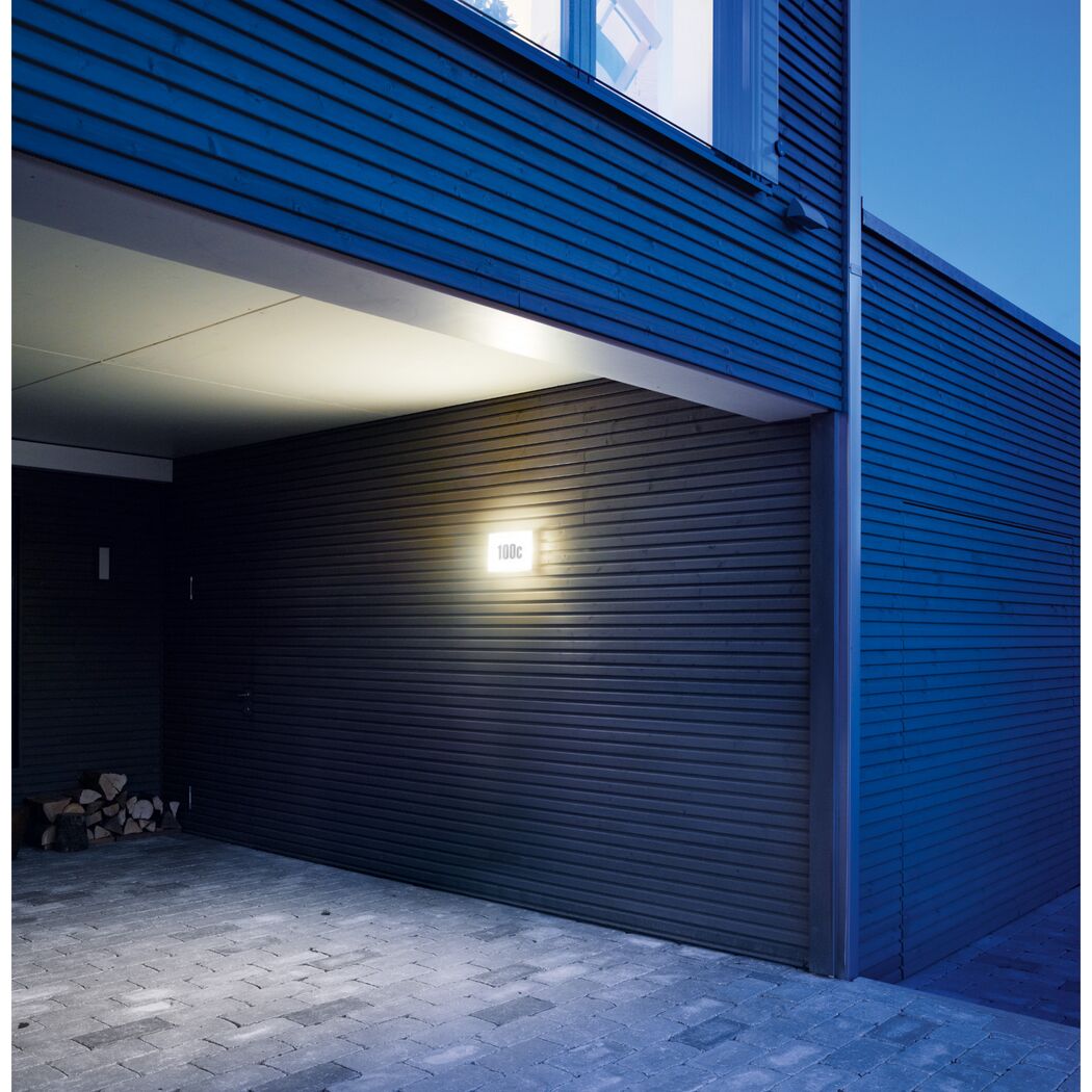 LED-Hausnummernleuchte 'LN 1 N' 4,9 W 440 lm warmweiß IP 54 30 x 19,5 cm