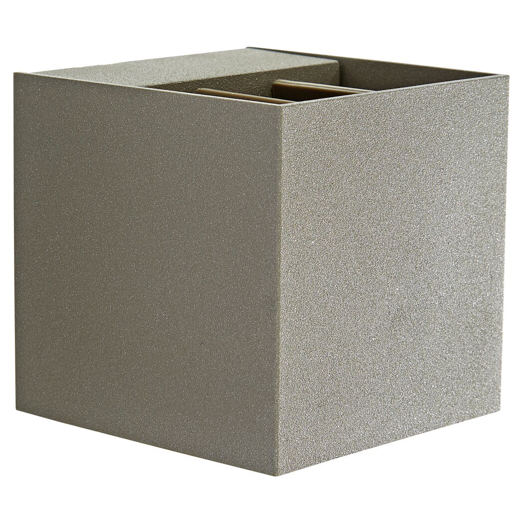 Graue LED-Wandleuchte Cybo