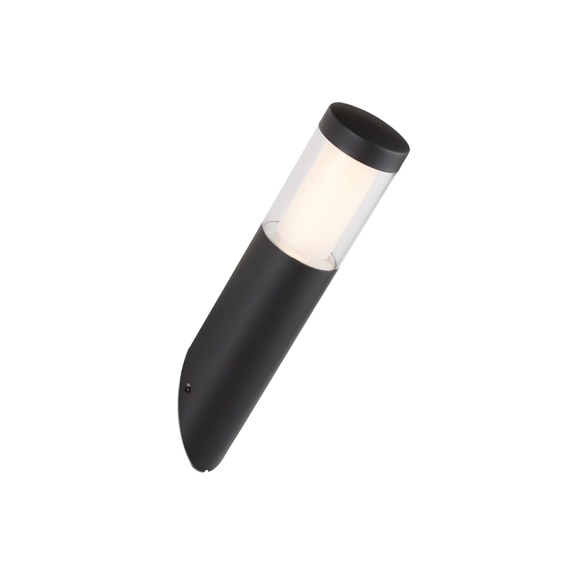 Schwarze LED-Außenwandleuchte London