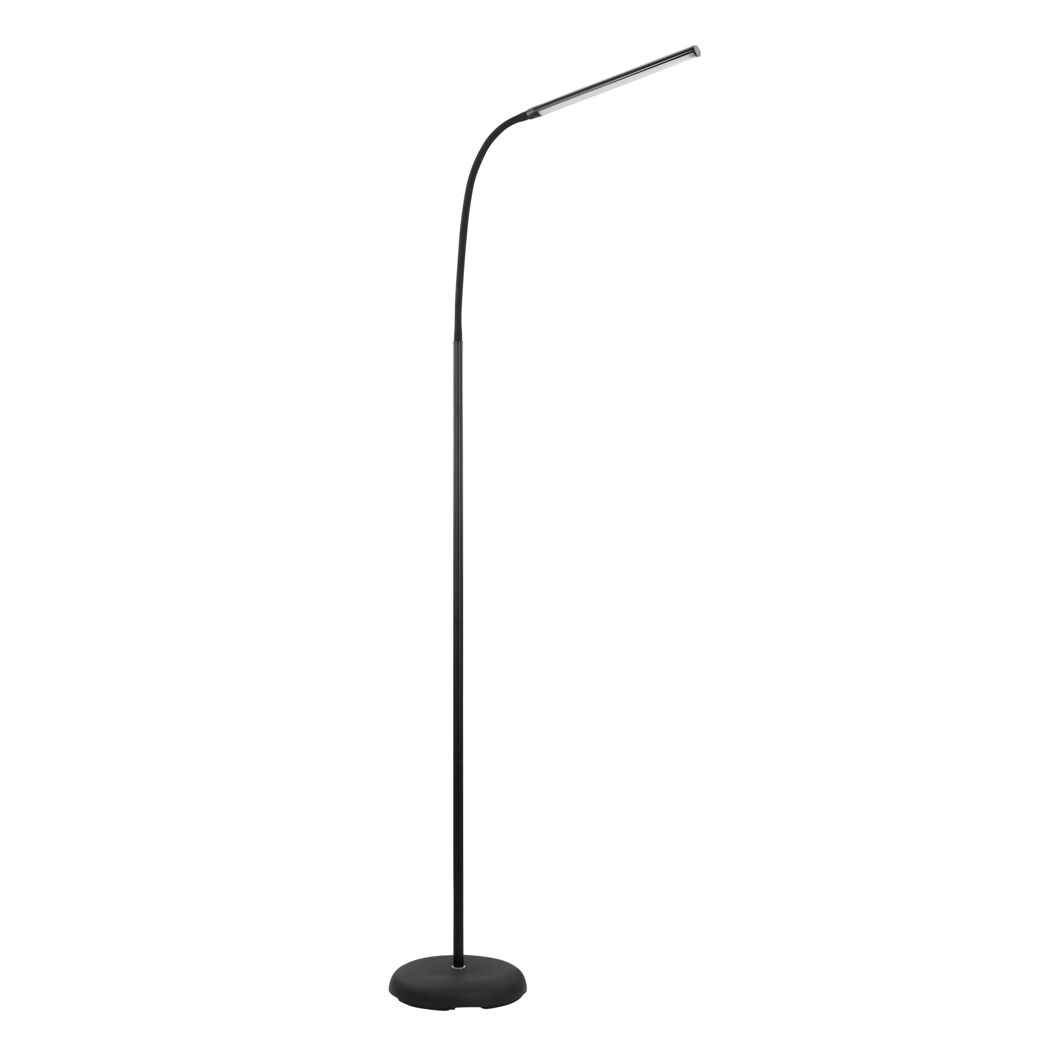 Schwarze LED Stehleuchte Laroa