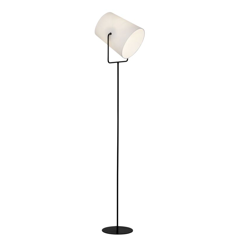 Stehleuchte 'Bucket' schwarz/weiß 159 cm