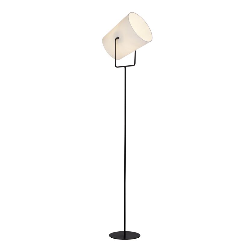 Stehleuchte 'Bucket' schwarz/weiß 159 cm