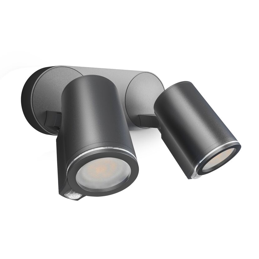 LED-Strahler 'Spot DUO Sensor' mit Bewegungsmelder anthrazit 1024 lm