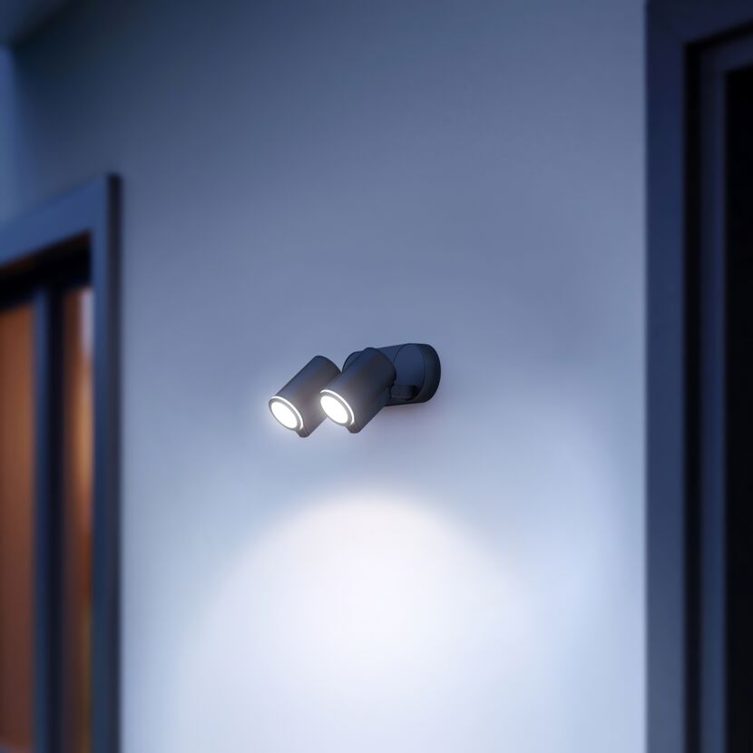 LED-Strahler 'Spot DUO Sensor' mit Bewegungsmelder anthrazit 1024 lm