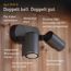 LED-Strahler 'Spot DUO Sensor' mit Bewegungsmelder anthrazit 1024 lm