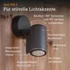 LED-Außenwandstrahler 'Spot ONE S Sensor' mit Bewegungssensor 7,47 W 512 lm warmweiß IP 44 9,7 x 9,8 cm